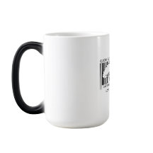 Caneca de café personalizada com código de barras 