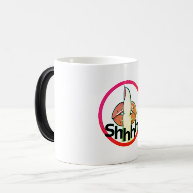 Mágica Caneca de café que muda de cor (shhhh!!) (Frente Esquerda)