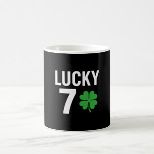 Mágica Caneca de Café Trevo Lucky 7