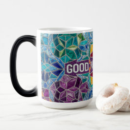 Mágica Caneca de cerâmica com padrão mosaico moderno Vibr
