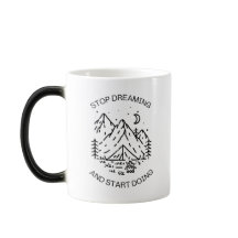 Caneca de Citação Inspiradora Preta