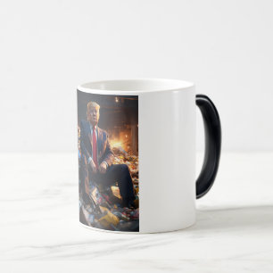 Mágica caneca de donald trump