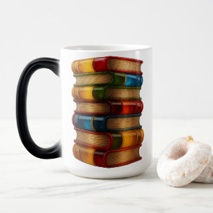 Mágica Caneca de Livro Pintado Novidade 3D Livros Pintado
