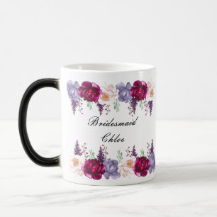 Mágica caneca de madrinha, caneca de noiva