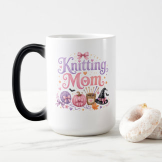 Mágica Caneca de Mãe que Tricota no Halloween