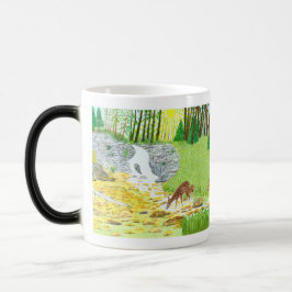 Mágica Caneca de Morfo de Corça e Filhote