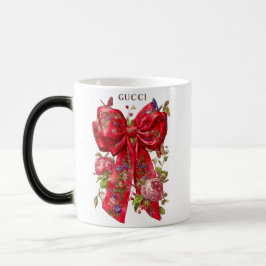 Mágica Caneca de Morfologia de Cor com Laço Vermelho de L