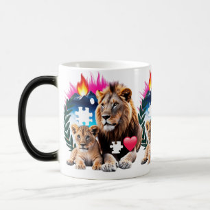 Mágica Caneca de Morfologia de Cor de Filhote de Leão com