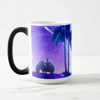 Mágica Caneca de Moto Synthwave