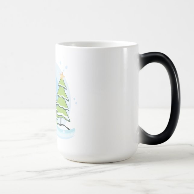 Mágica Caneca de Natal de Férias (Direita)