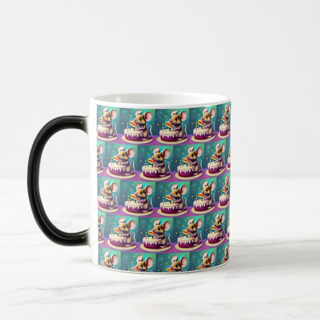 Mágica Caneca de rato de aniversário (Esquerda)