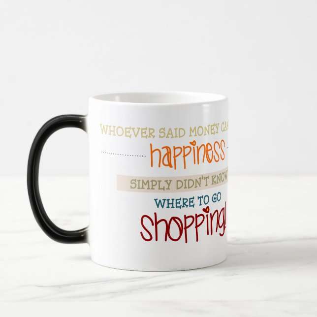 Mágica Caneca de Shopoholic (Esquerda)