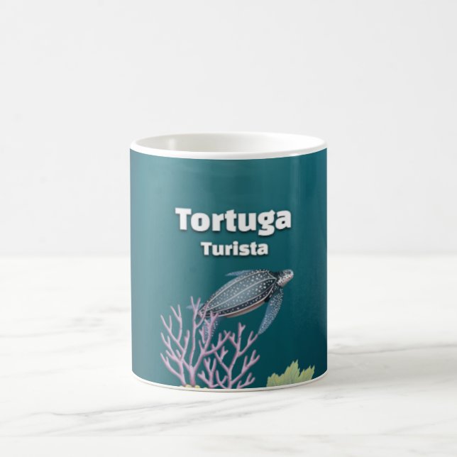 Mágica Caneca de Tortuga Turista (Centro)