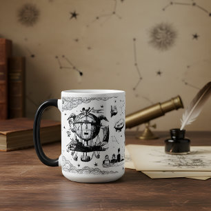 Mágica Caneca de Viagem Steampunk