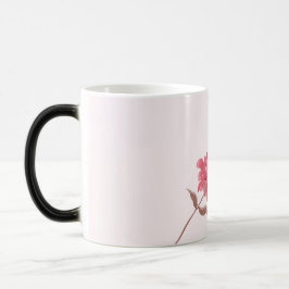 Mágica Caneca Dia dos Namorados Rosas Rosa Aquarela