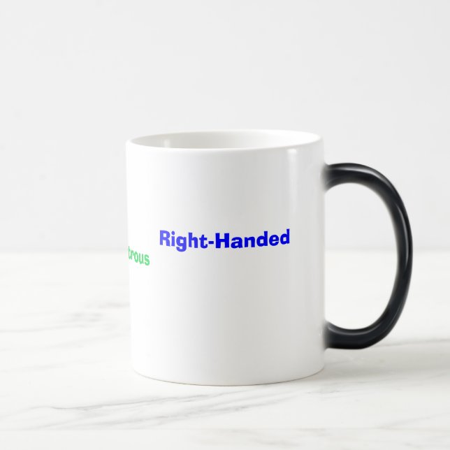 Mágica Caneca direita/canhota (Direita)