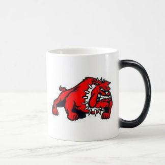 Mágica caneca do buldogue