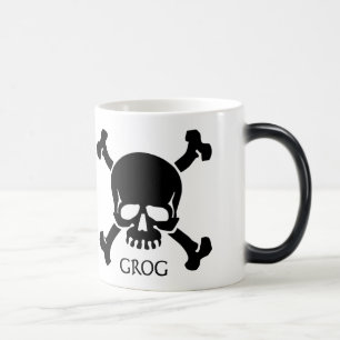 Mágica Caneca do crânio e do Grog dos ossos