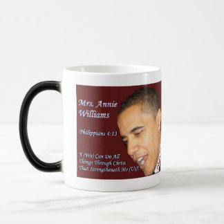 Mágica Caneca do elogio personalizada - adicione seus