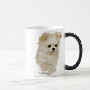 Mágica Caneca do filhote de cachorro da jovem corça da