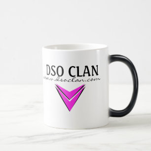 Mágica Caneca do logotipo do clã de DSO - colora o rosa