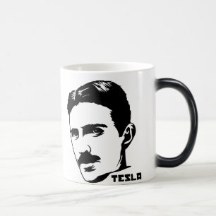 Mágica Caneca do retrato de Nikola Tesla