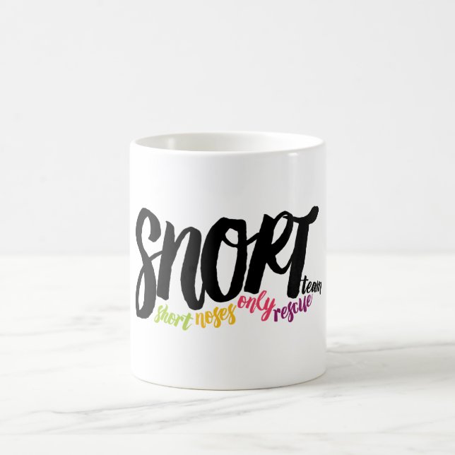 Mágica Caneca em mudança da cor do SNORT (Centro)