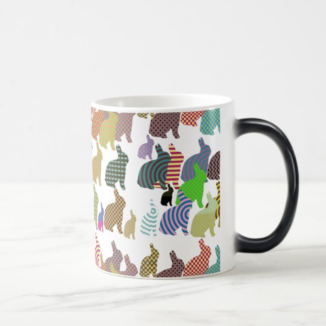 Mágica Caneca Funky do presente do coelho (Direita)
