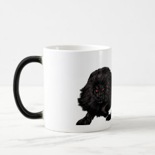 Mágica Caneca Leão Negro à Espera
