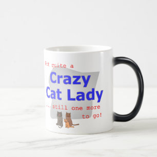 Mágica Caneca louca da senhora do gato