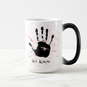 Mágica caneca mágica, caneca que muda de cor com a mão