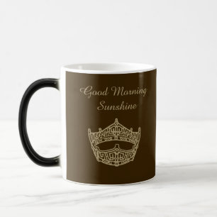 Mágica Caneca Miss America Bom Dia Sol Coroa