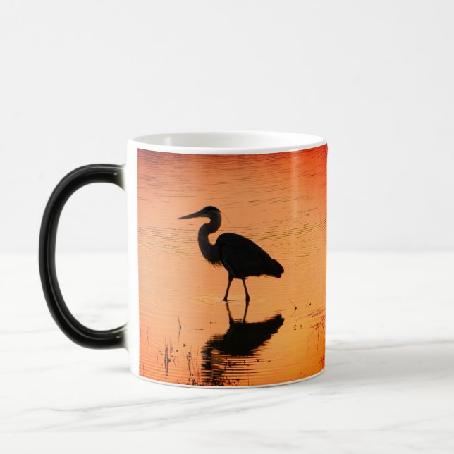 Mágica Caneca Mórfica do Amanhecer Garça (Esquerda)