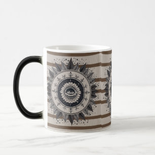Mágica Caneca Mórfica Olho Mau Boho Místico Mandala