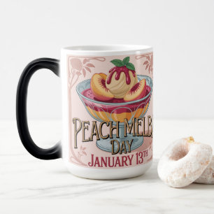 Mágica Caneca Morfing Dia de Peach Melba