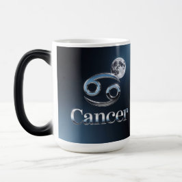 Mágica Caneca Morfing Lua com Símbolo de Câncer