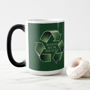 Mágica Caneca Morfing Reduzir Reutilizar Reciclar