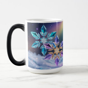 Mágica Caneca Morfo Cristais Violeta Turquesa