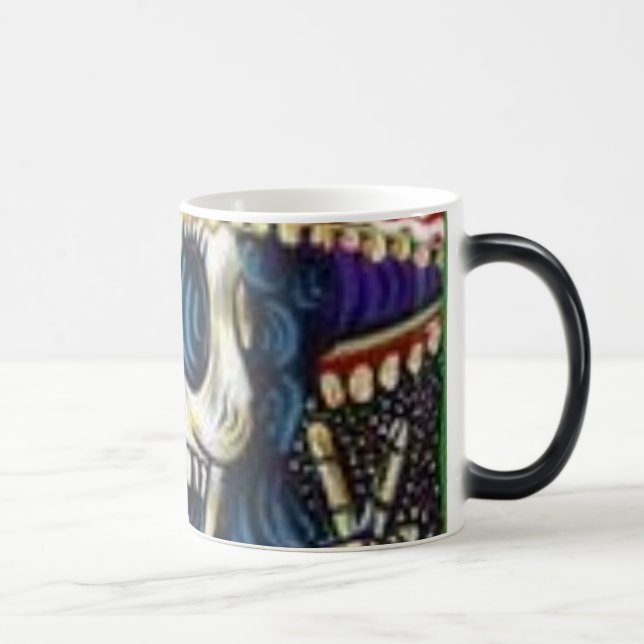 Mágica caneca morphing de diâmetro de los muertos (Direita)