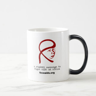 Mágica Caneca morphing do AIDS da CARA