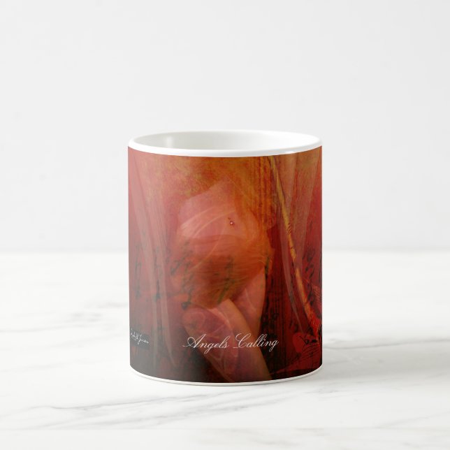 Mágica Caneca Morphing do anjo intuitivo da freqüência (Centro)