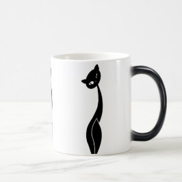 Mágica Caneca Morphing do gato preto