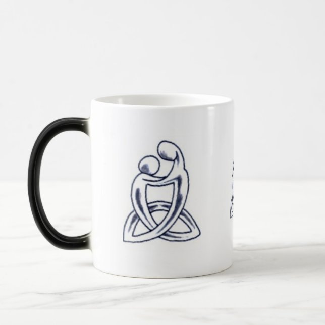 Mágica Caneca Morphing do nó celta da maternidade (Esquerda)