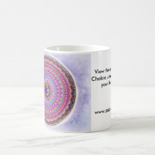 Mágica Caneca Morphing preta - coroa Chakra