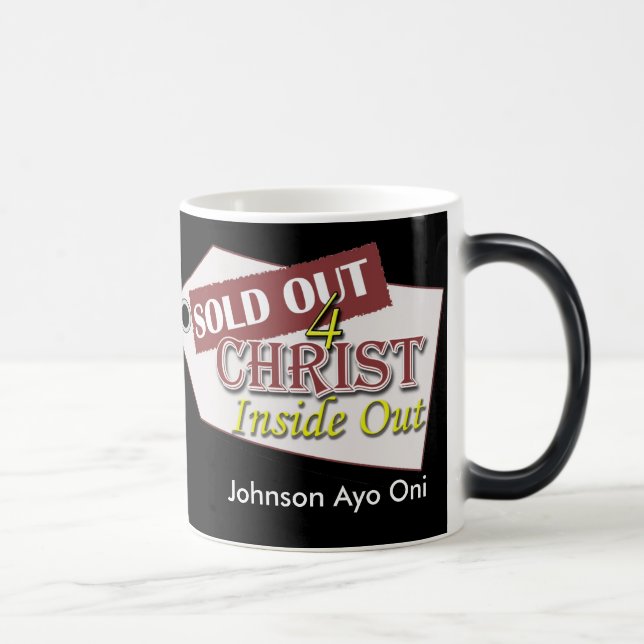 Mágica Caneca Morphing - SOLDOUT PARA o CRISTO… - (Direita)