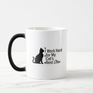 Mágica Caneca para Amante de Gato Engraçado – Trabalho Du