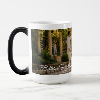 Mágica Caneca Personalizada com Foto e Nome para Casal Pr