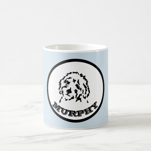 MÁGICA CANECA PERSONALIZADA DE GOLDENDOODLE (Centro)