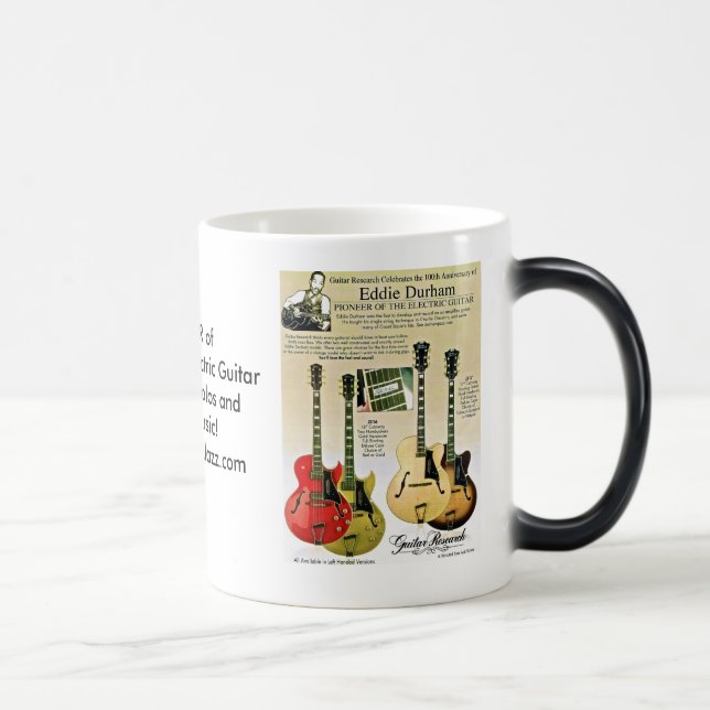 Mágica Caneca pioneira dos coletores de Eddie Durham (Direita)