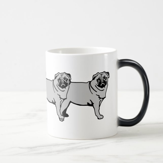 Mágica Caneca Pug (Direita)